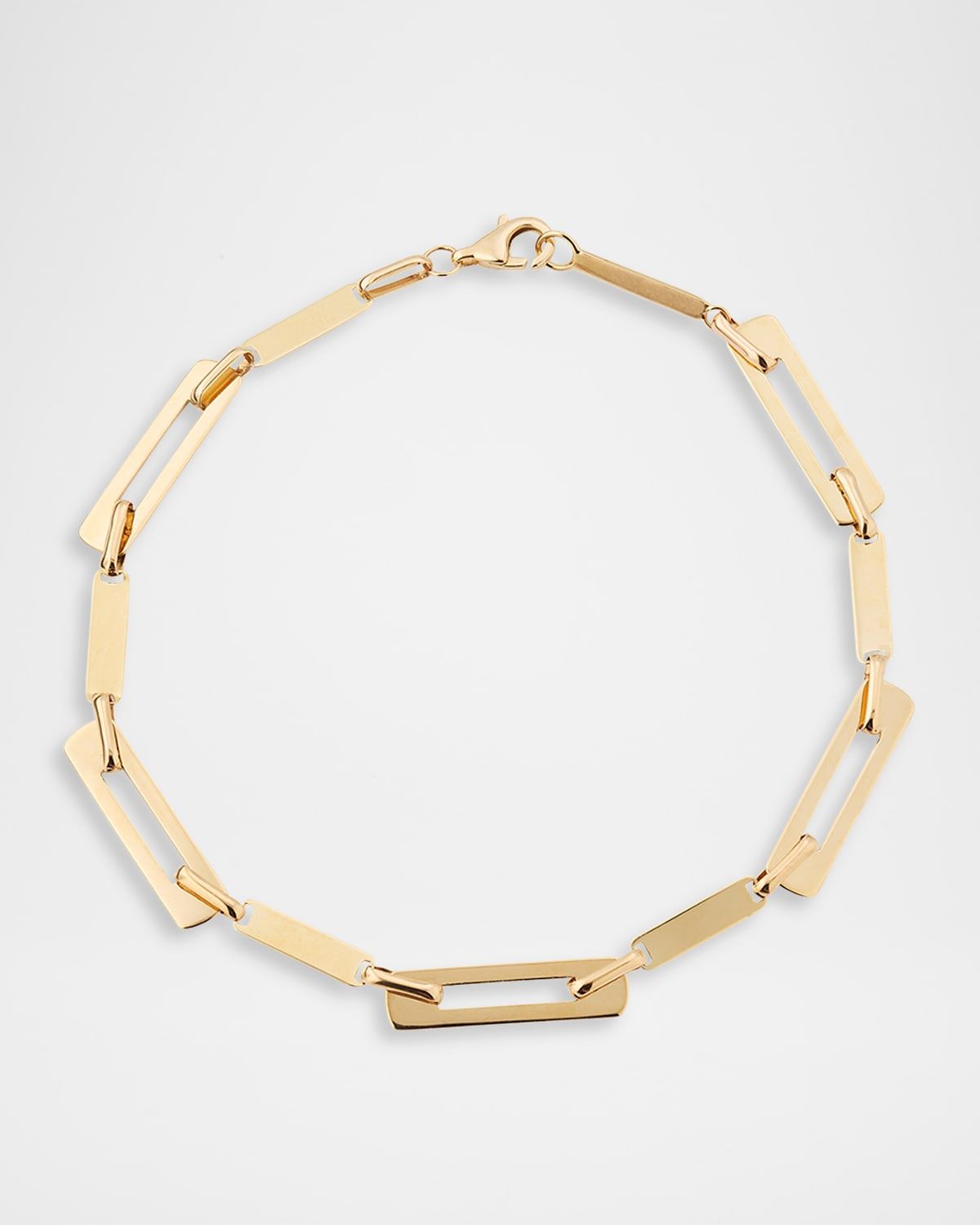 Mega Interlocking 14K Gold Bracelet