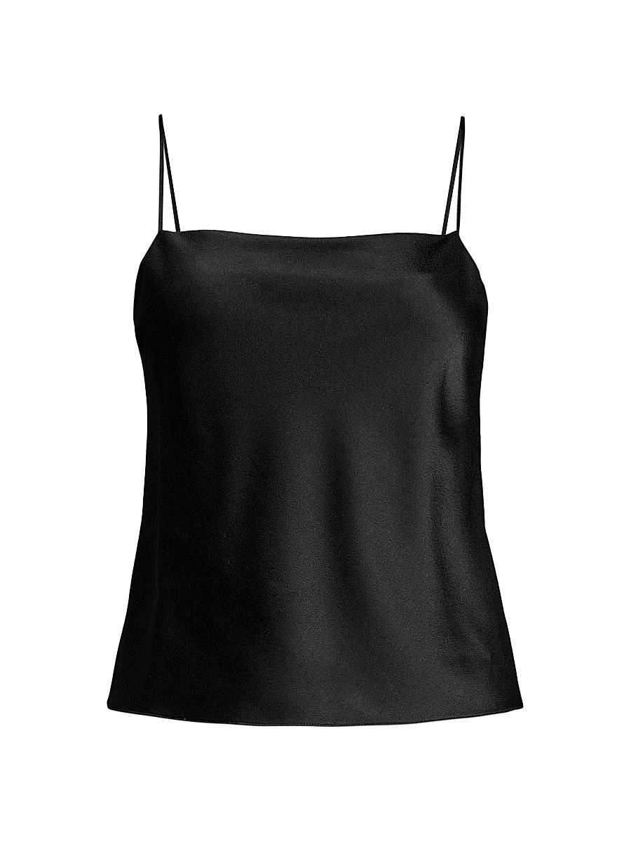 Women's Harmon Drapey Slip Tank - Black - Size Medium