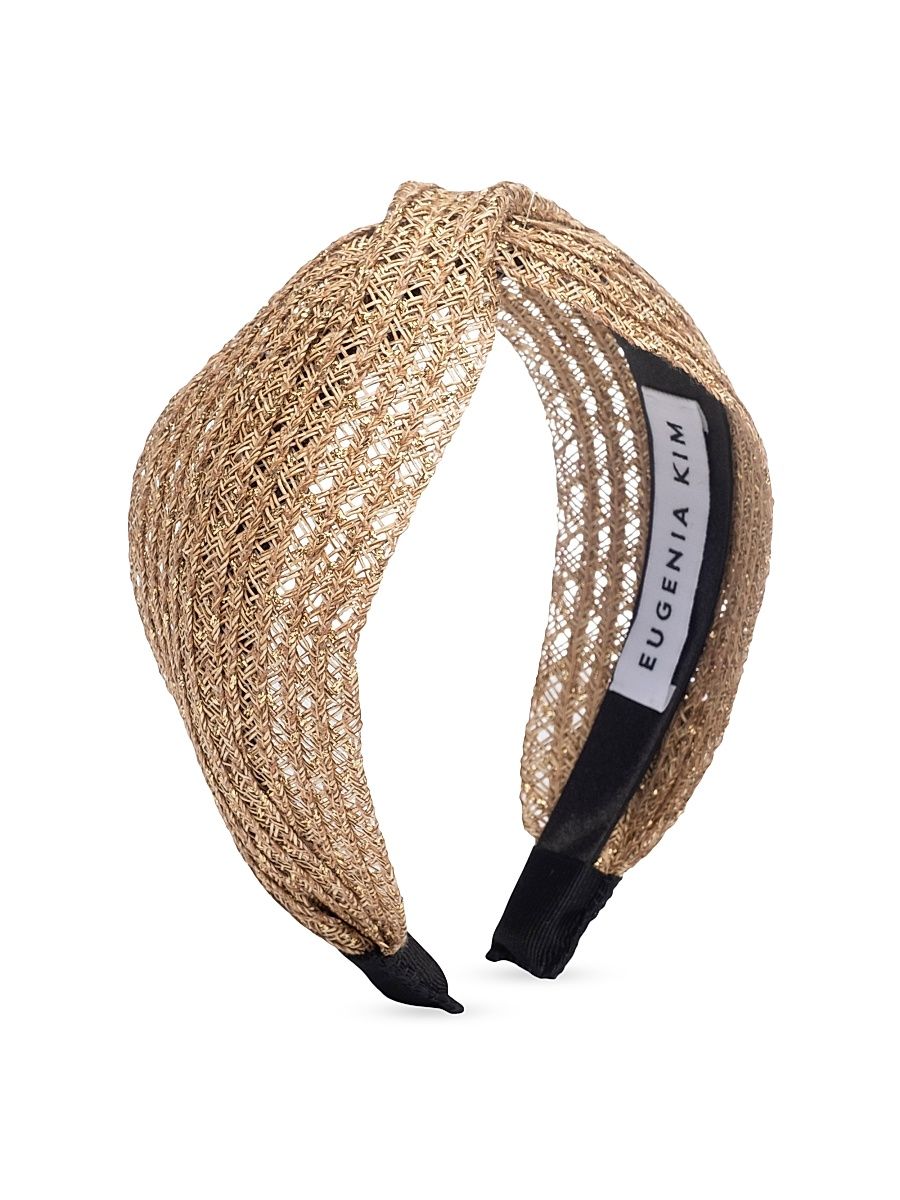 Women's Rosanna Braided Headband - Camel Gold