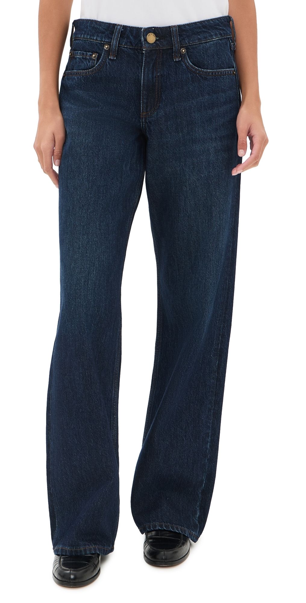 rag & bone The Cam Straight Jeans Sasha 27