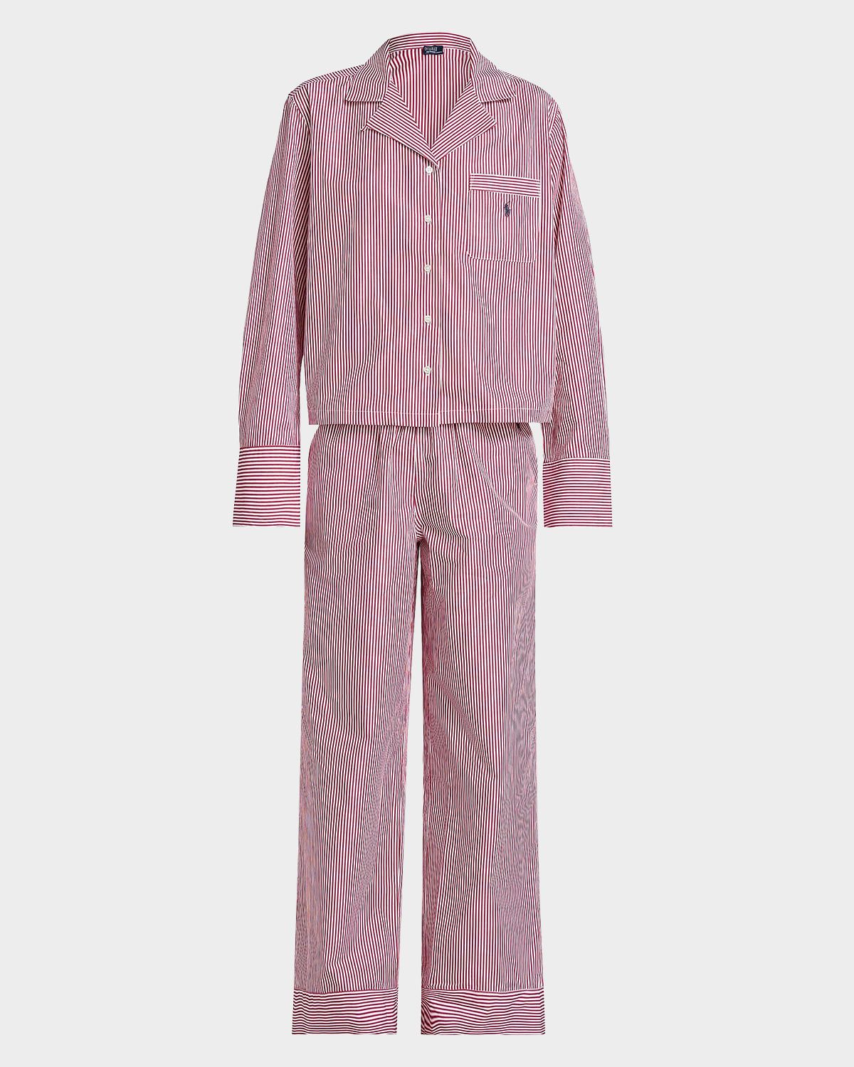 The Bailey Cotton Poplin Pajama Set