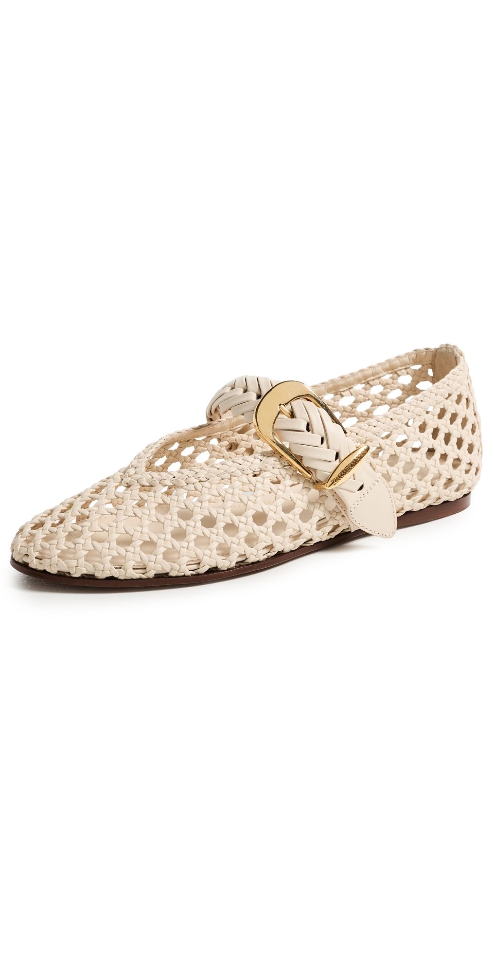 Zimmermann Alchemy Ballerina Flats Milk 40