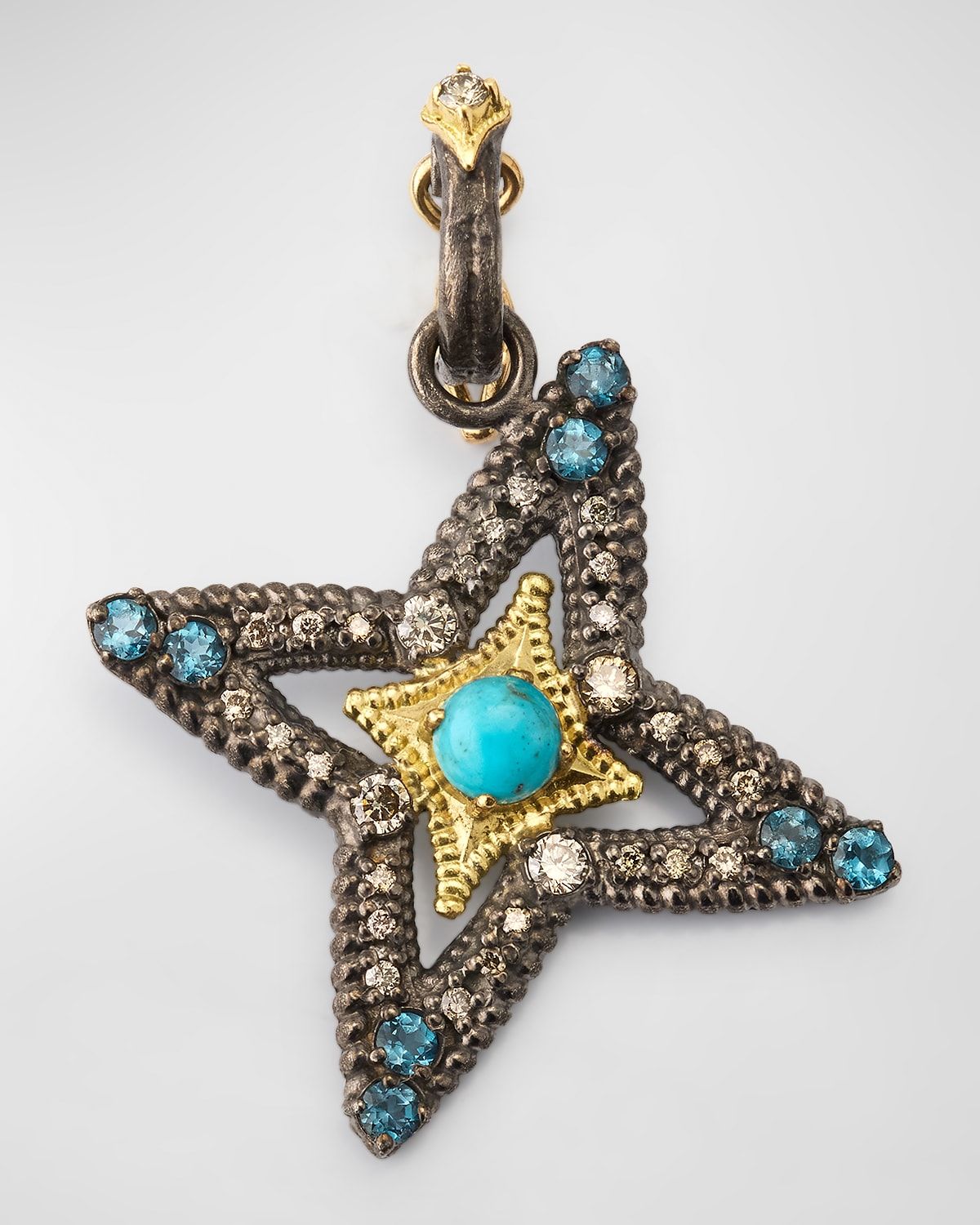 Old World Star Enhancer with Turquoise