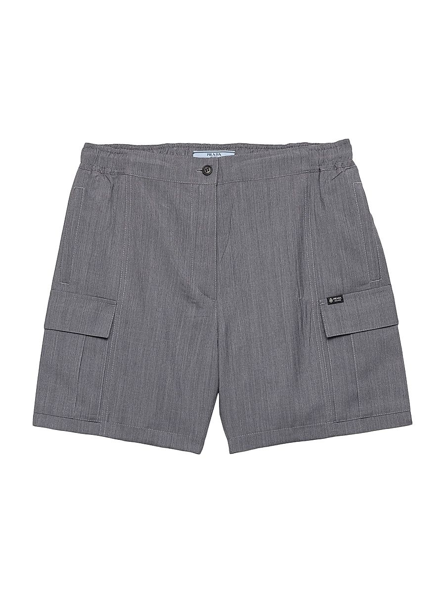 Women's Light Mohair Shorts - Grey - Size 10