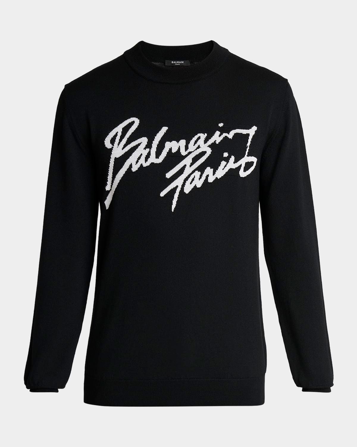 Men & apos;s Logo Crewneck Sweater