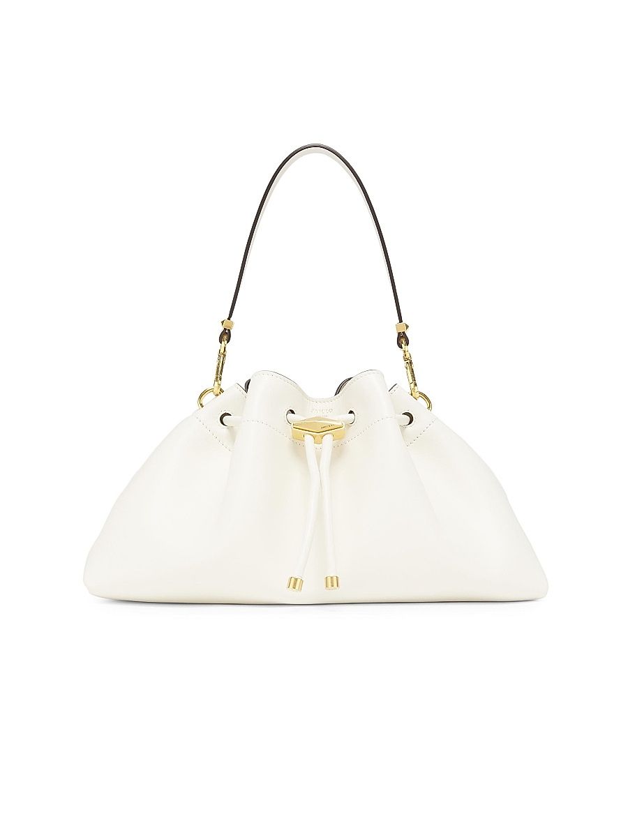 Women's The Cinch Leather Shoulder Bag - Latte Gold