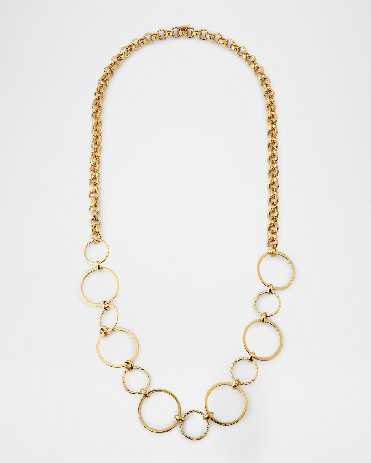 Single Strand Bubble Chain Necklace