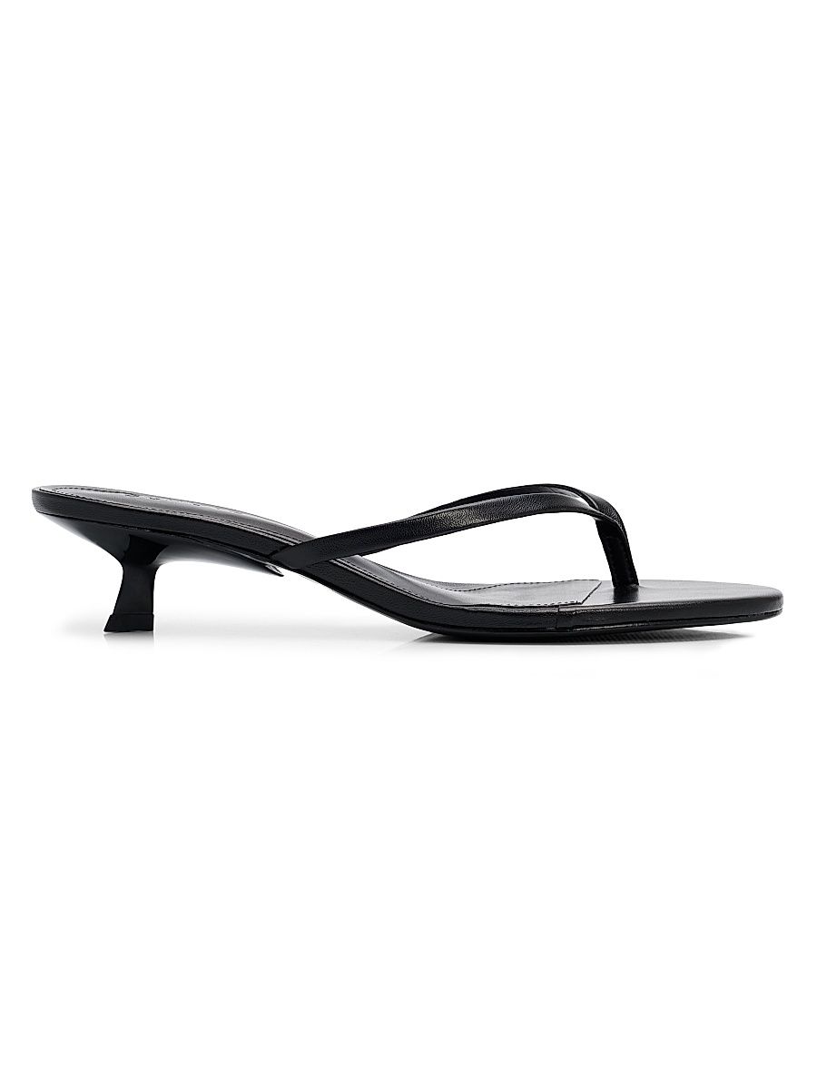 Women's Carolyn 50MM Slip-On Sandals - Black - Size 11