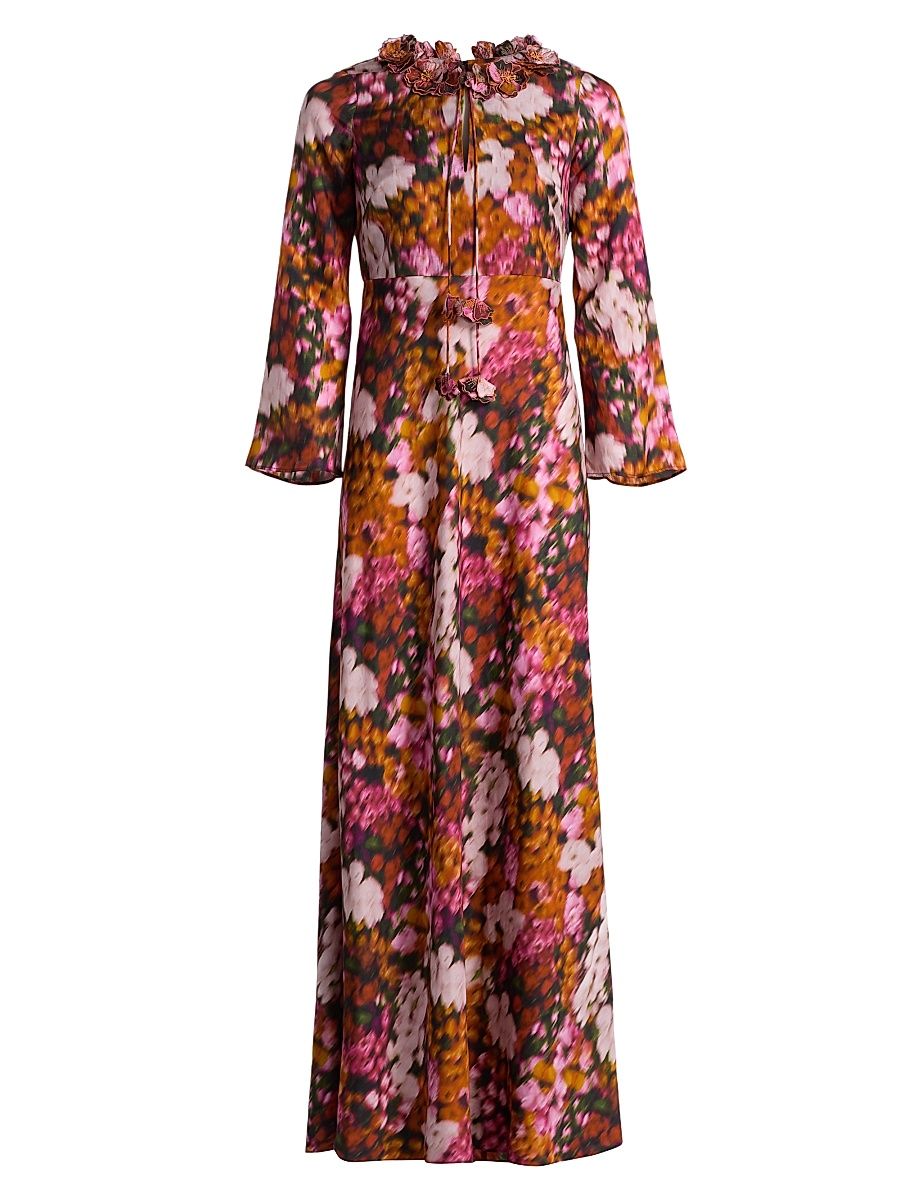 Women's Daria Floral A-Line Gown - Kaleidoscope - Size 2