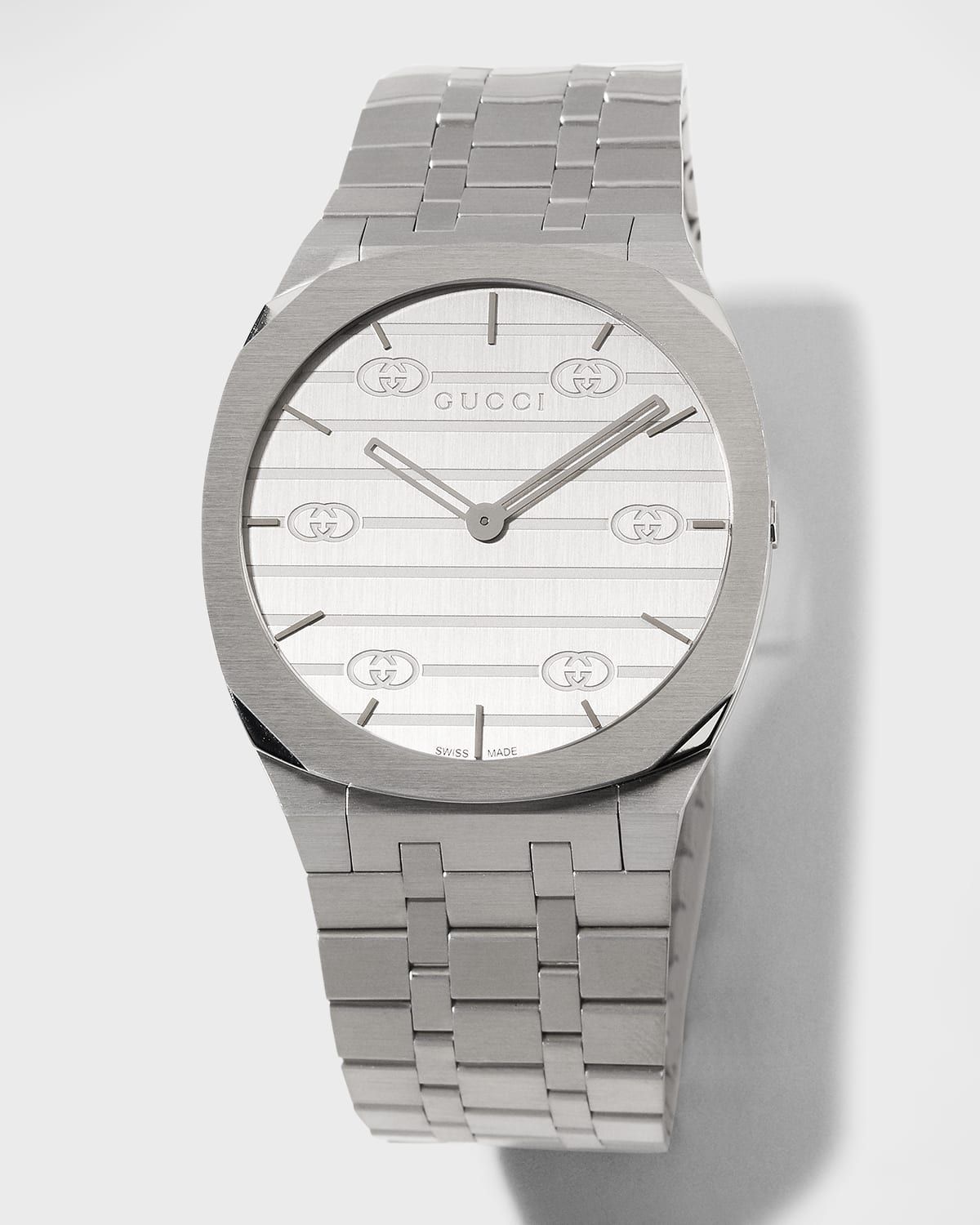 38mm Stainless Steel Bracelet Watch