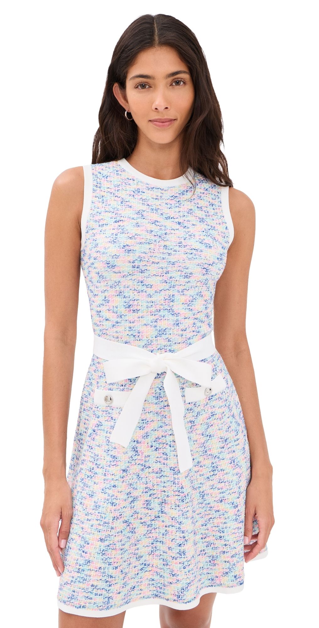 Shoshanna Coco Dress Candy Multi/Optic M