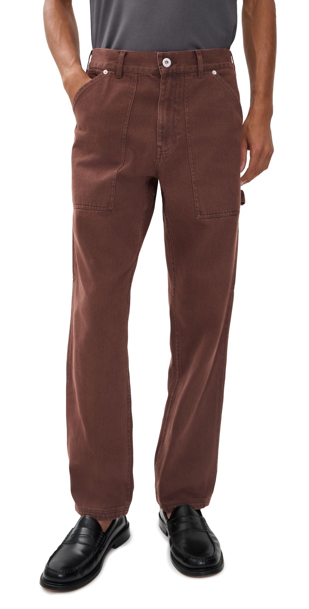 Alex Mill Recycled Denim Painter Jeans Raisin 34