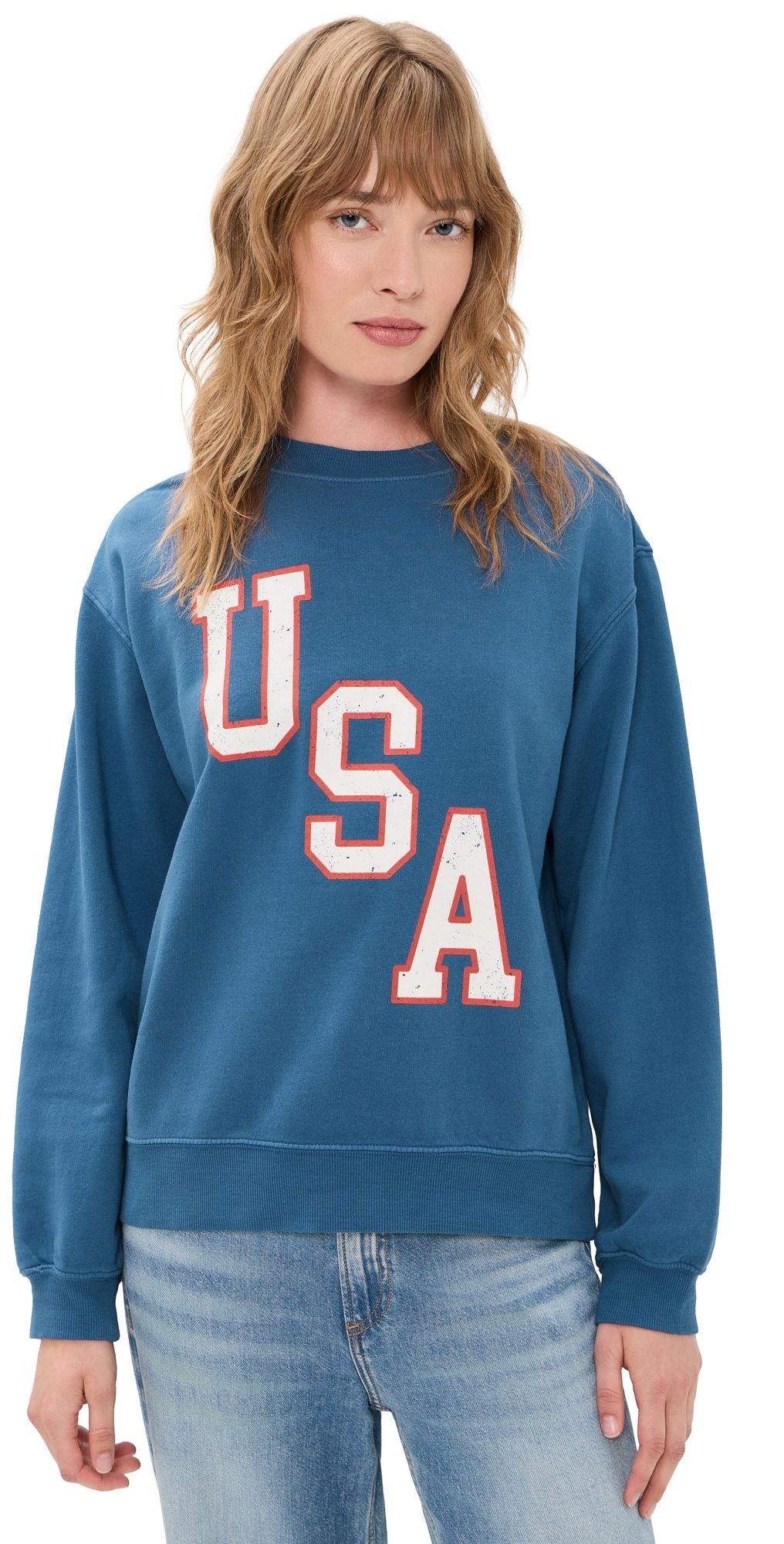 Z Supply Americana Sweatshirt True Navy XL