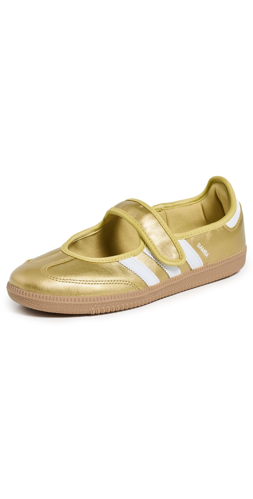 adidas Samba Jane Shoes Gold/White 6.5