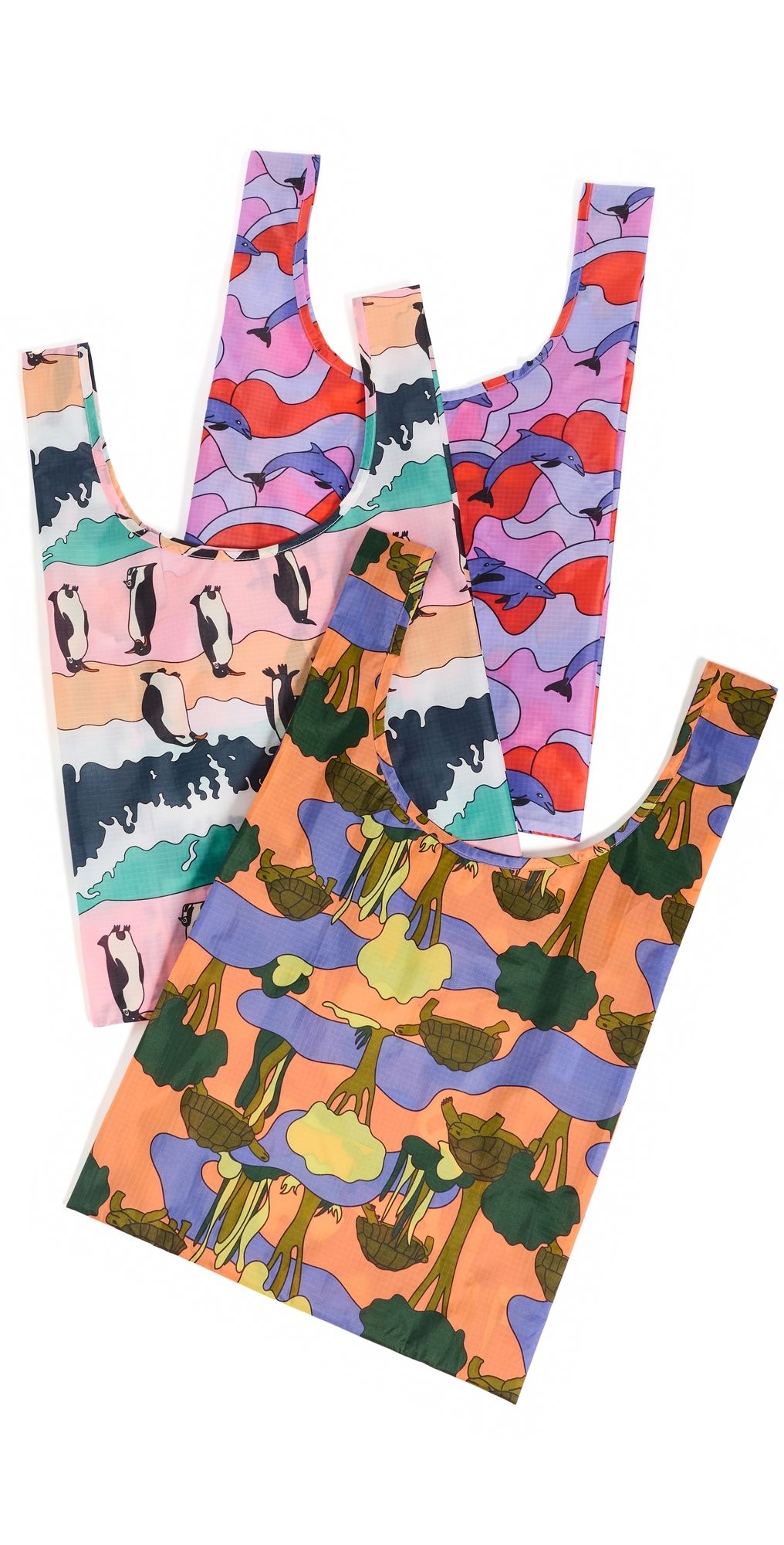 BAGGU Standard Baggu Set of 3 Vacation Animals One Size