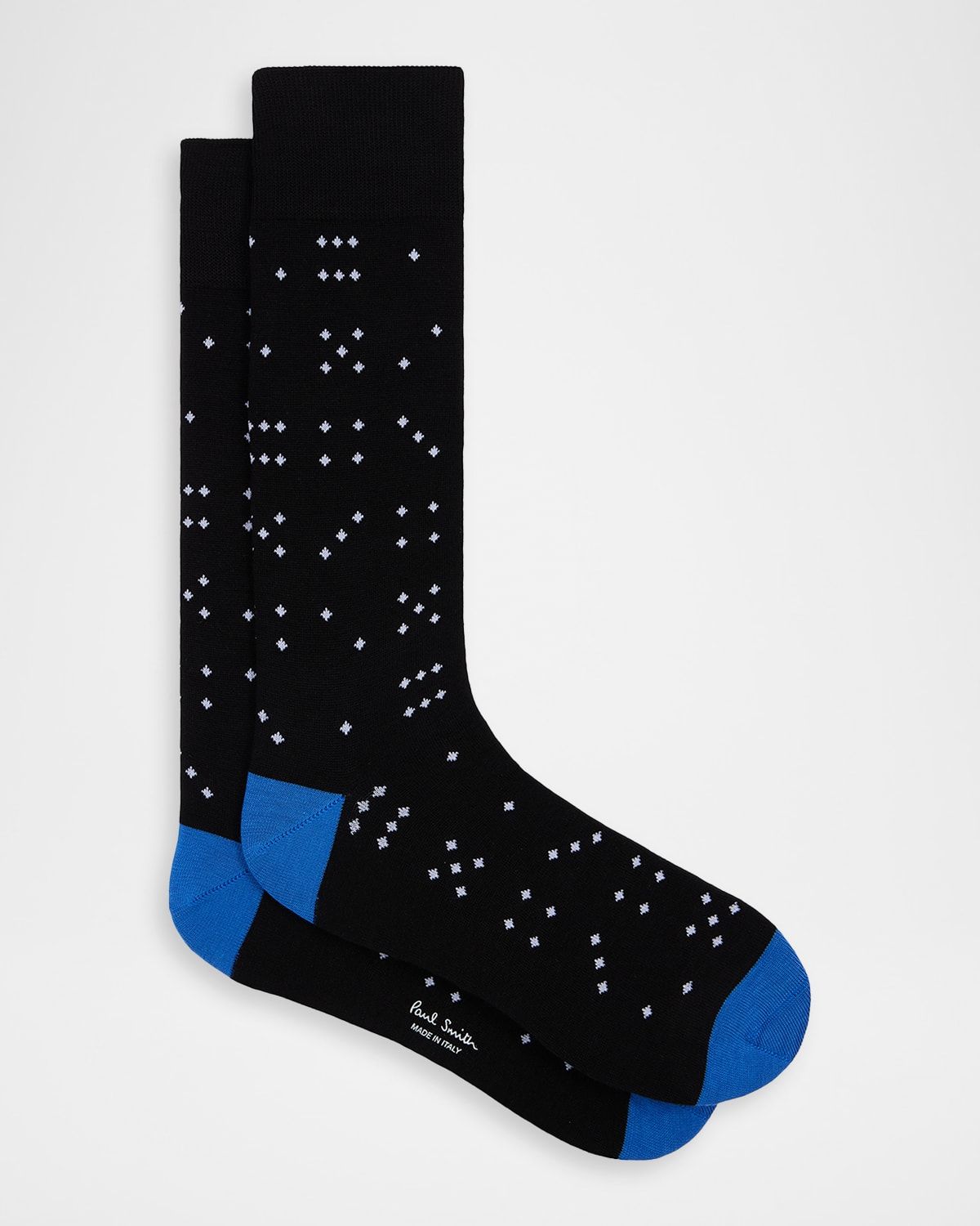 Men & apos;s Polka Dot Dice Cotton Crew Socks