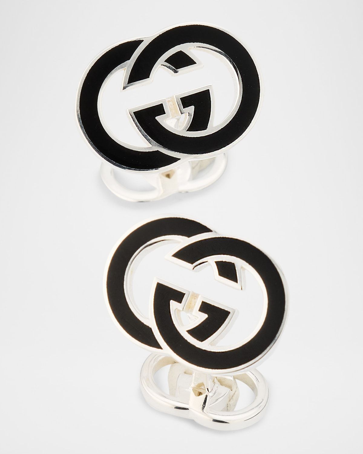 Men & apos;s Interlocking G Enamel Cufflinks