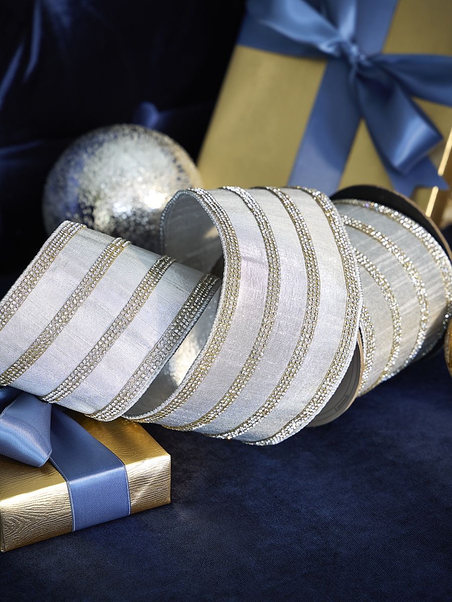 Rhinestone-Embellished Ribbon