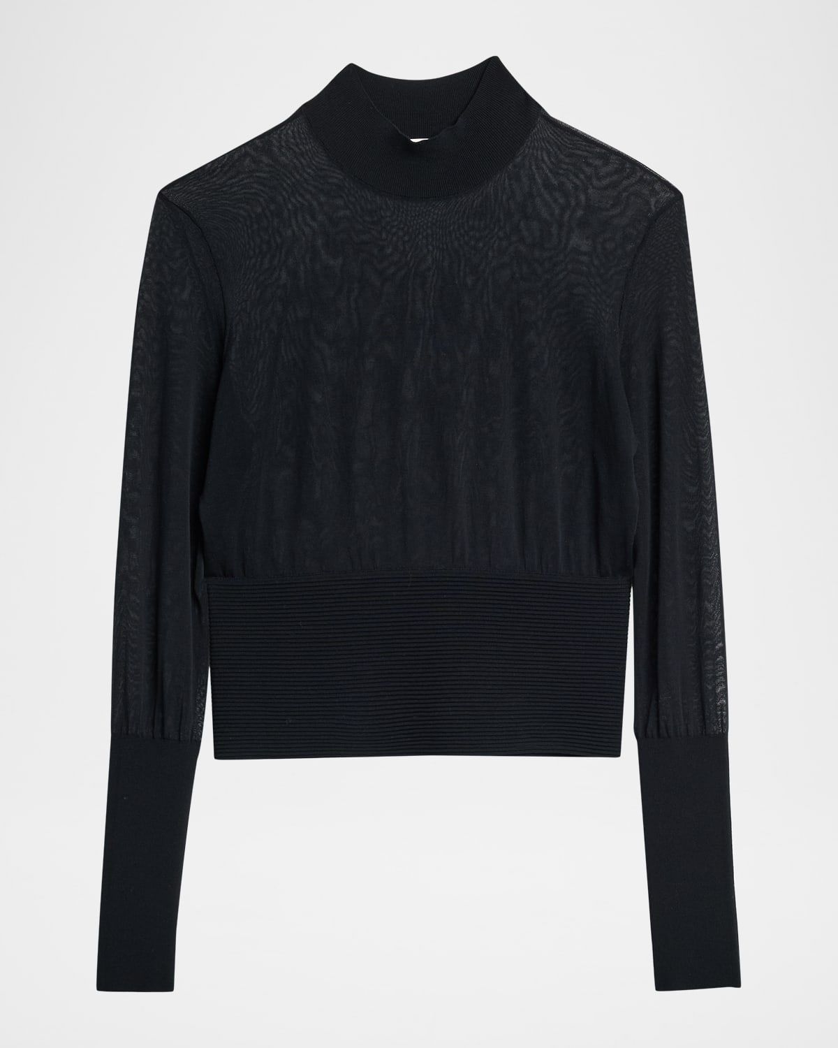 The Sleek Sheer Sweater