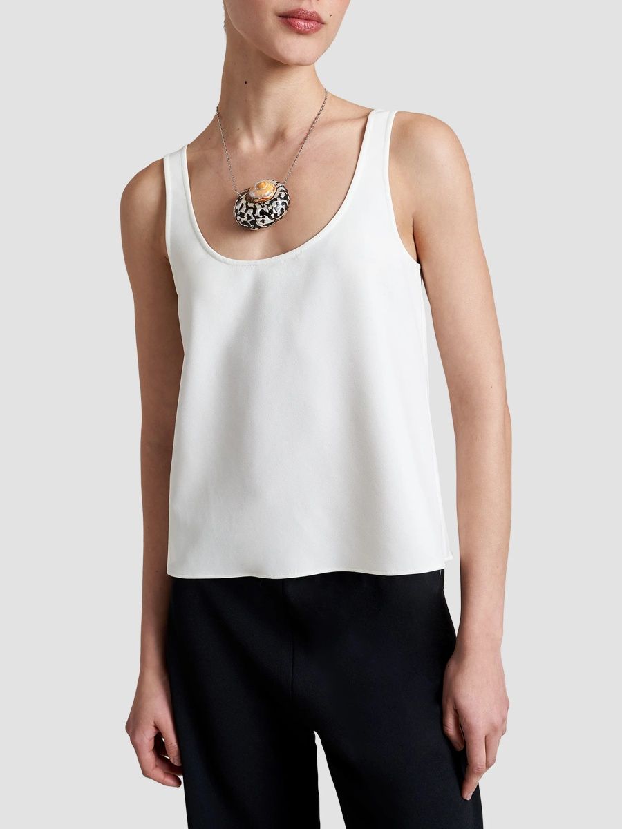 La Ligne Women's Mabel Tank Top - Ivory - Size XL