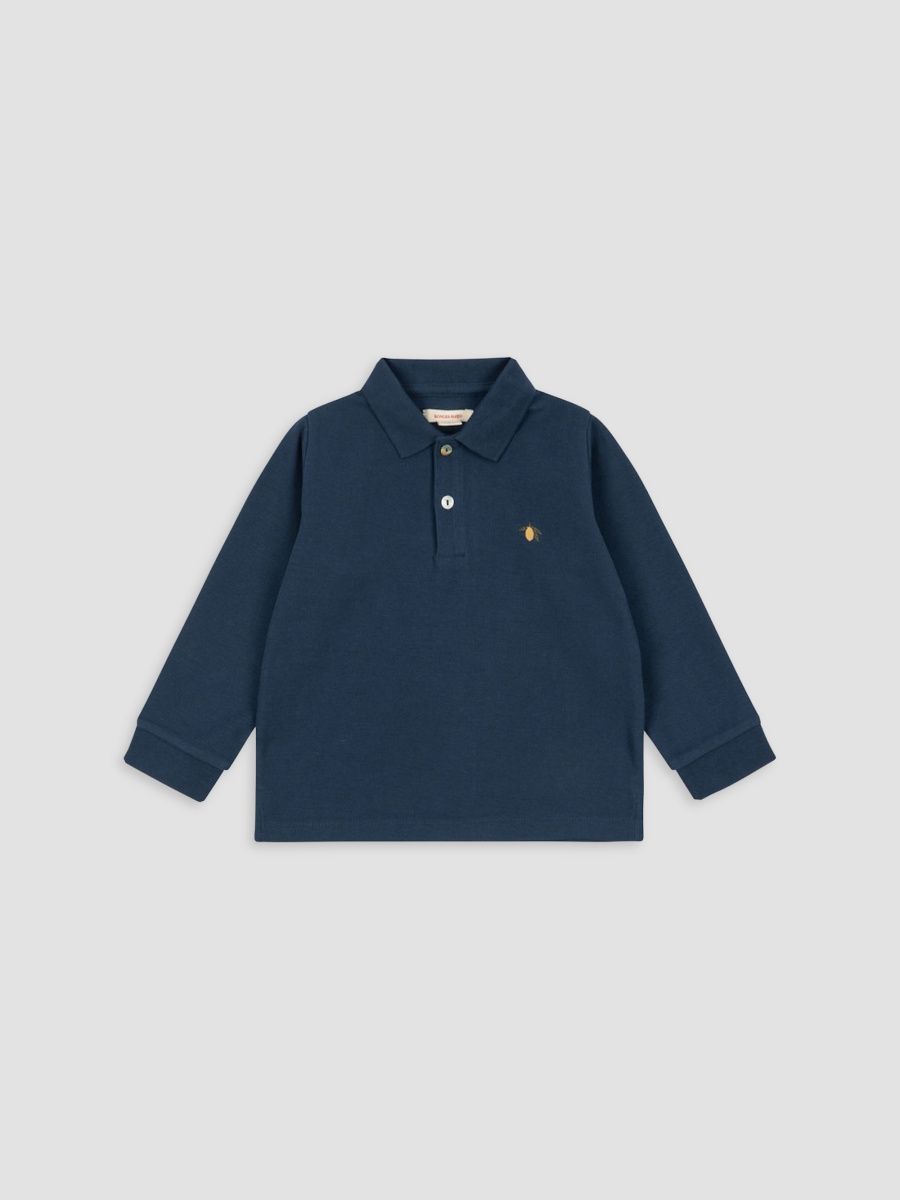 Konges Slojd Boy's Baby Boy's, Little Boy's & Boy's Florian Organic Cotton Polo Shirt - Spell Bound - Size 9