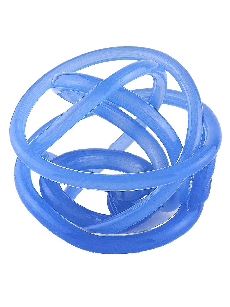 Decorative Yellow Glass Knot - Pink