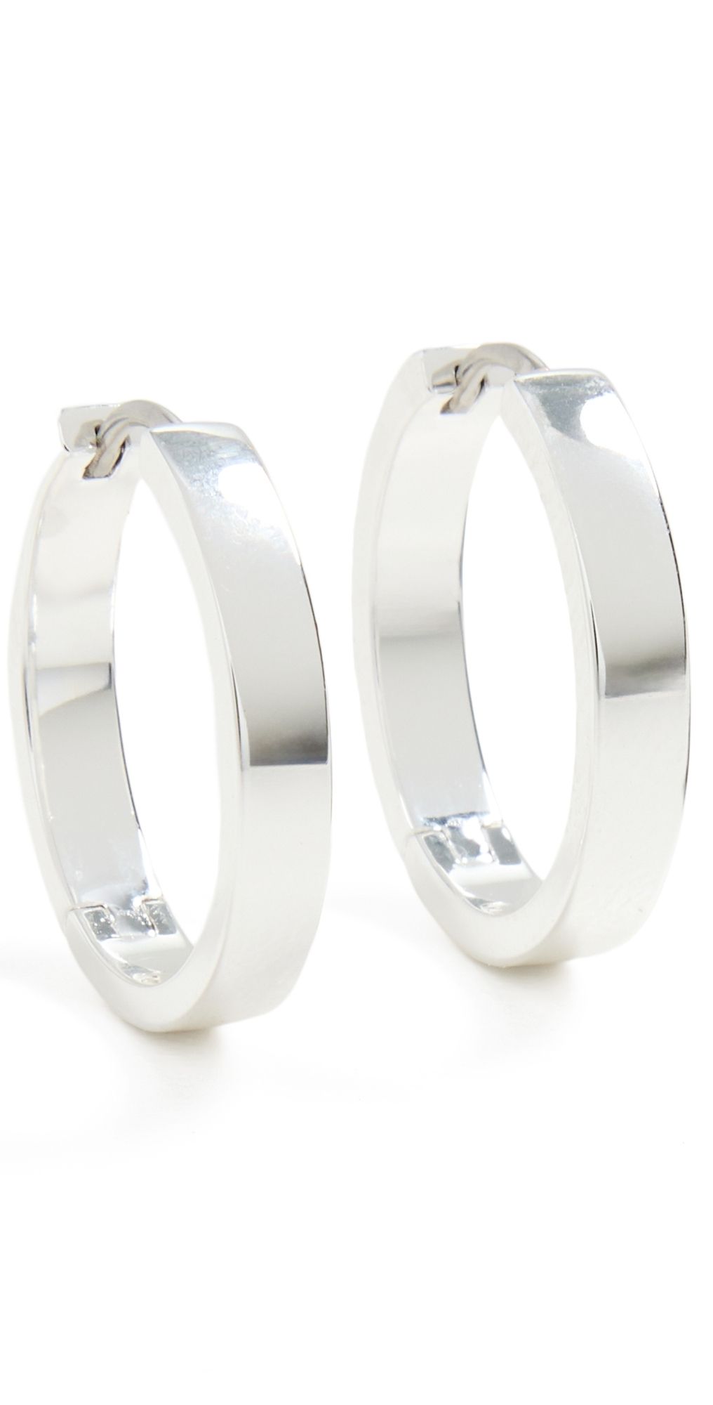 Gorjana Rose Hoops Silver One Size