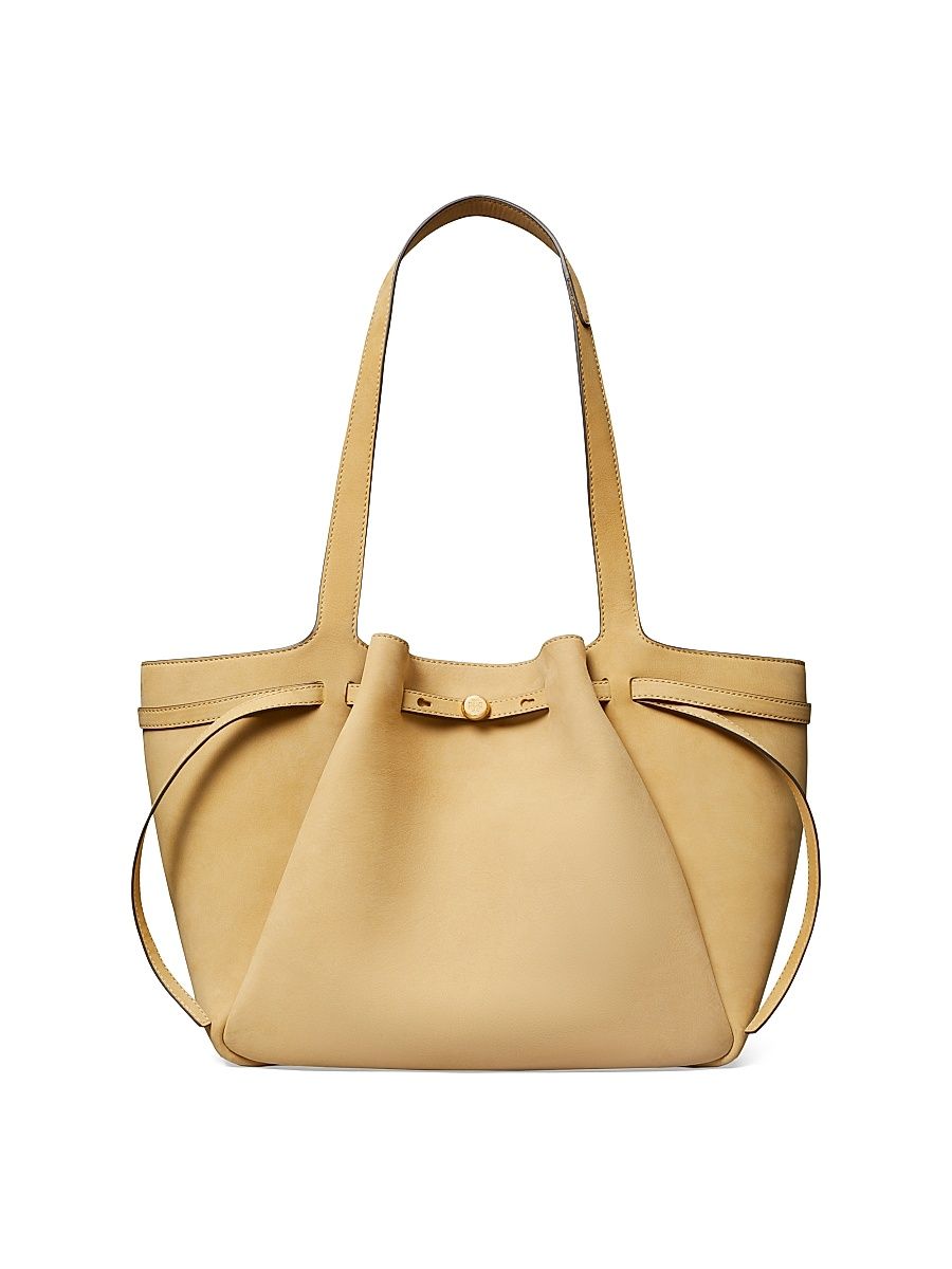 Women's Romy Pebbled Leather Tote Bag - Wheat