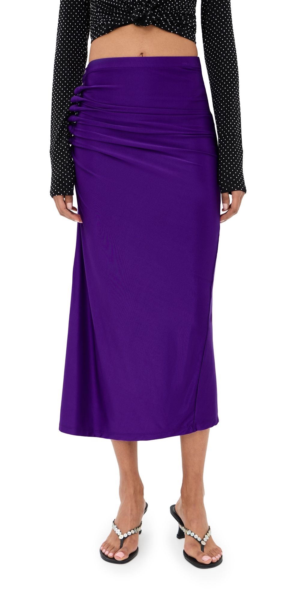 rabanne Jupe Skirt Violet 40