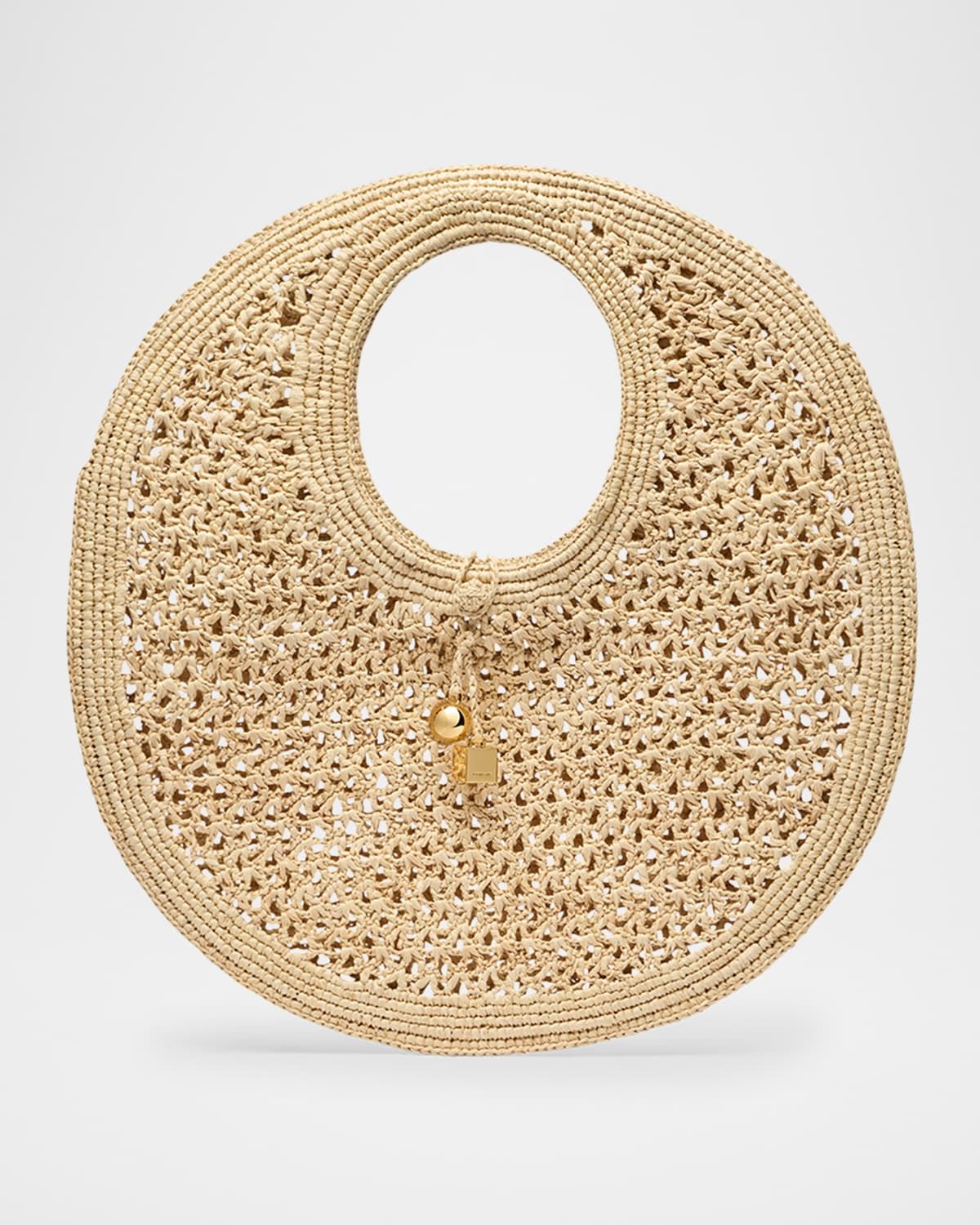 Le Rond Raffia Tote Bag