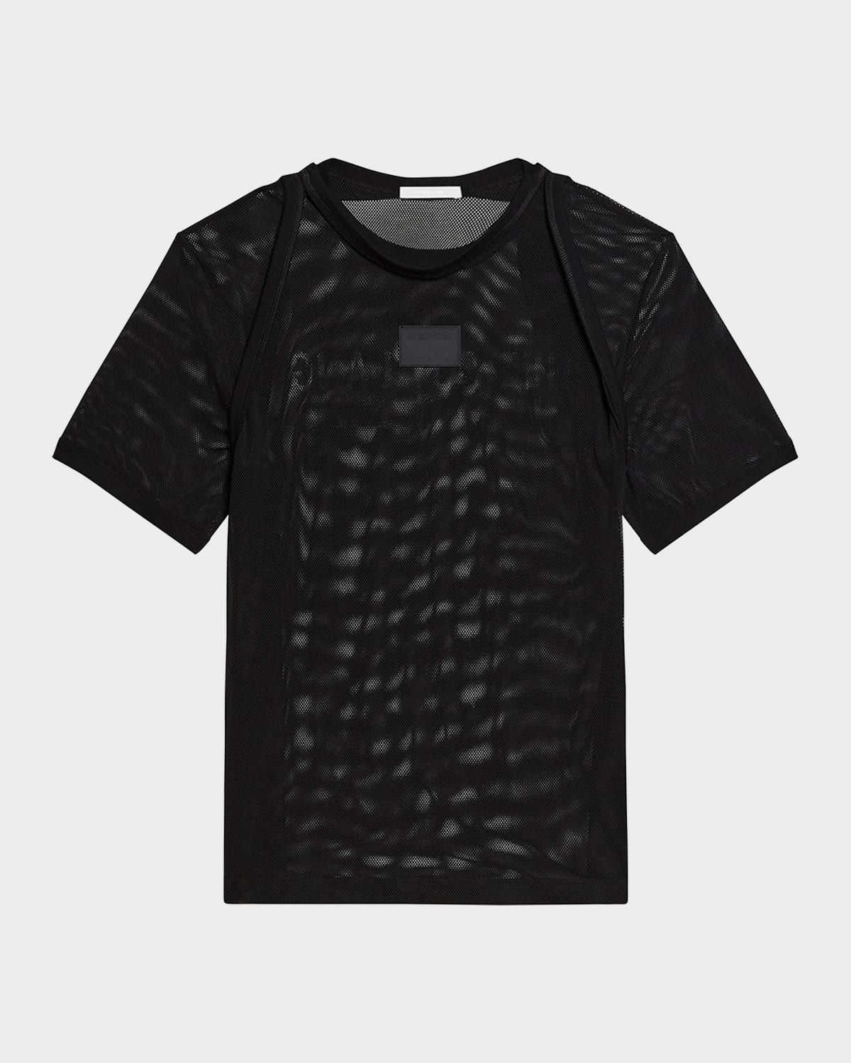Men & apos;s Sheer Stretch Mesh T-Shirt