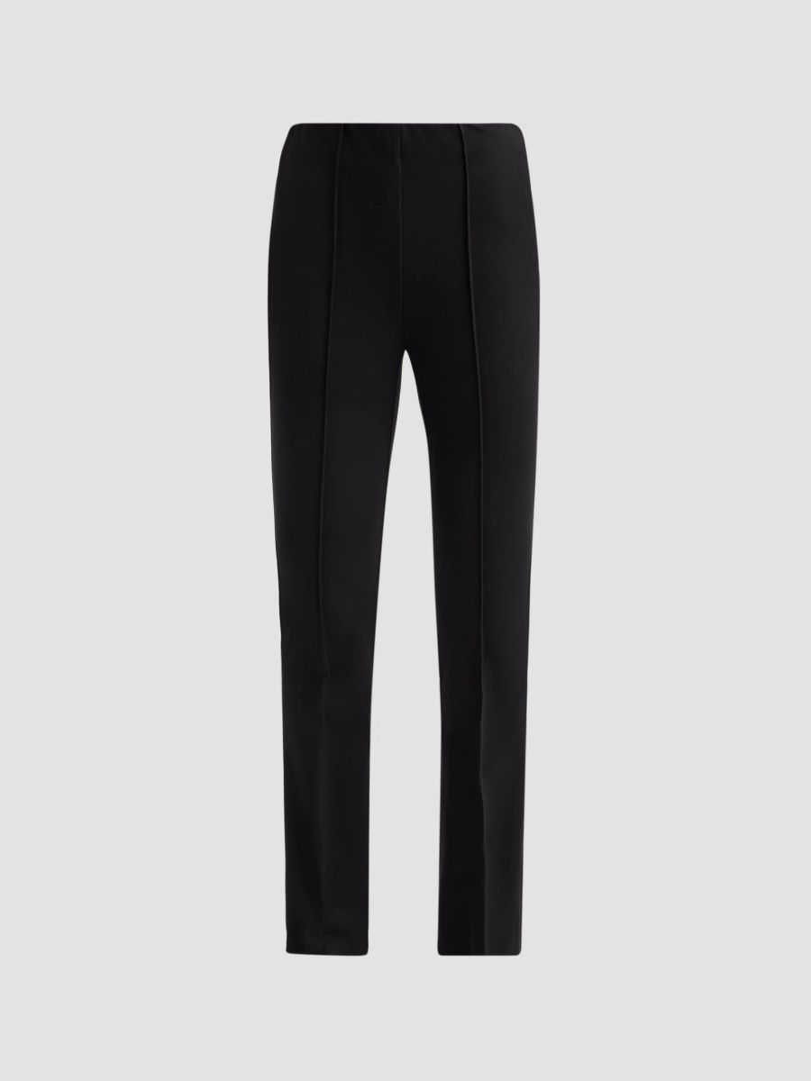 Elie Tahari Women's Ayden High-Rise Seamed Pants - Noir - Size 16