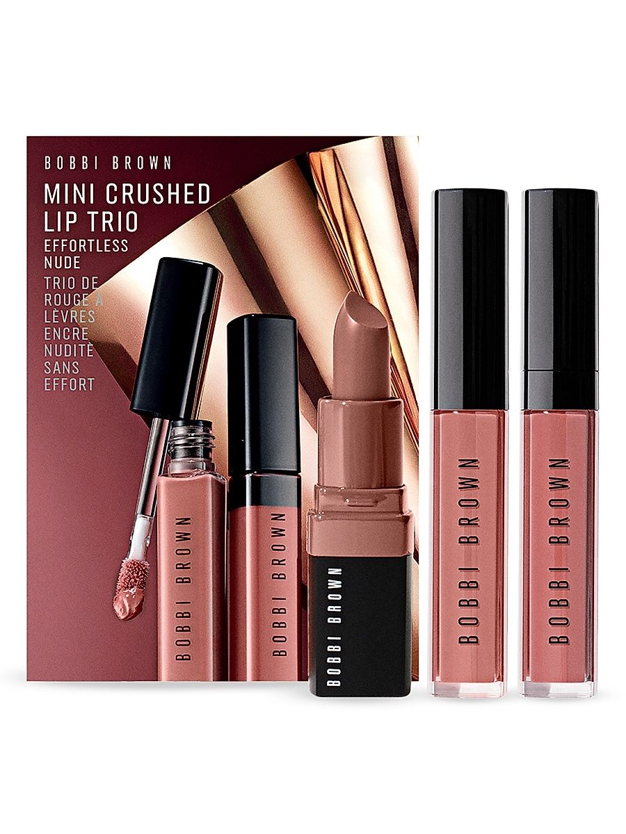 Women's Mini Crushed Lip 3-Piece Set - Effortless Nude