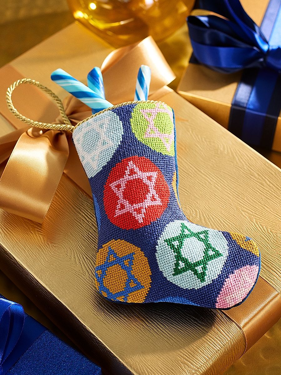 Superstar Of David Mini Hanukkah Bauble Stocking