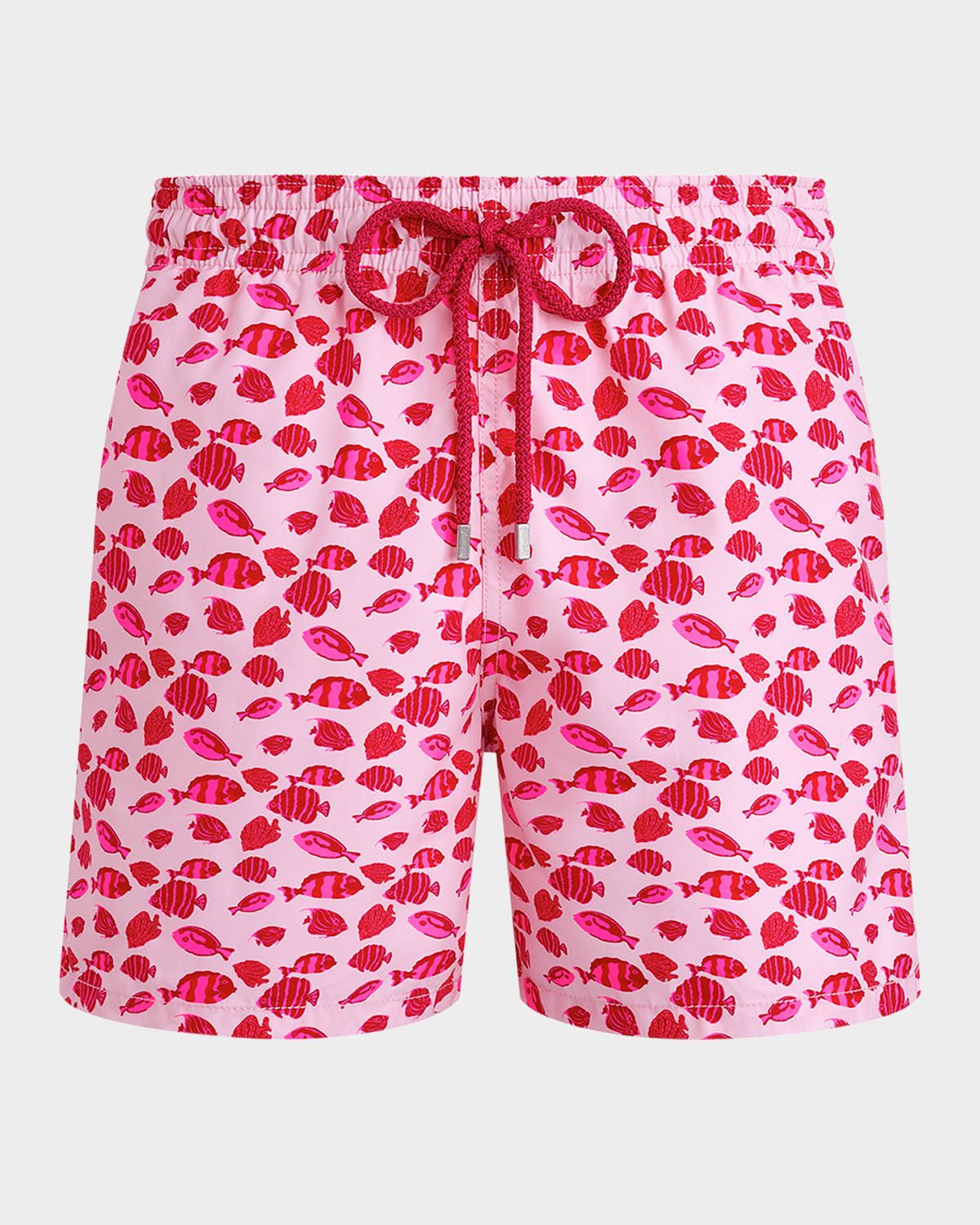 Men & apos;s Fish-Print Swim Shorts