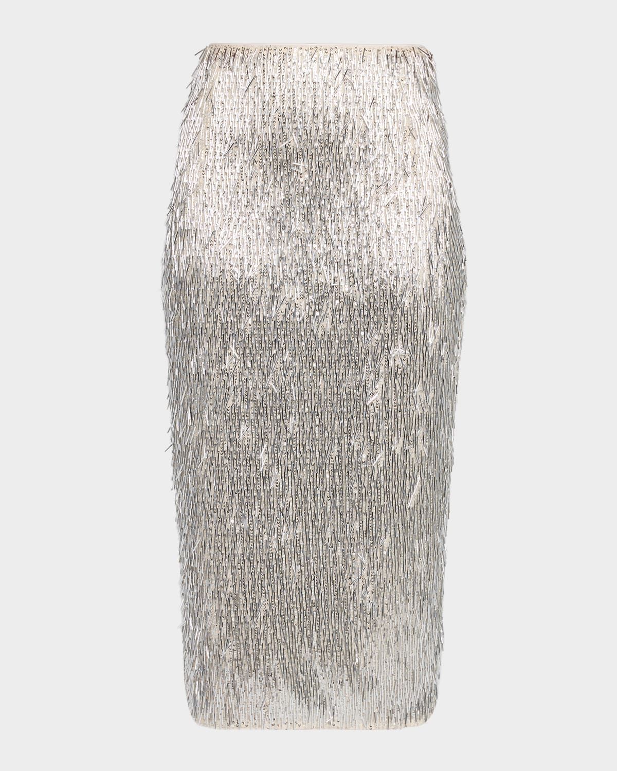 Tao Embellished Pencil Skirt