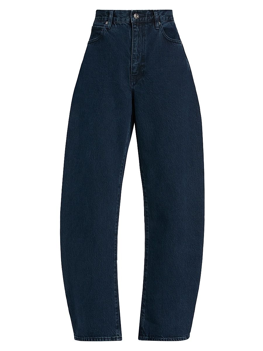 Women's The Bubble Barrel-Leg Jeans - Dorado - Size 32