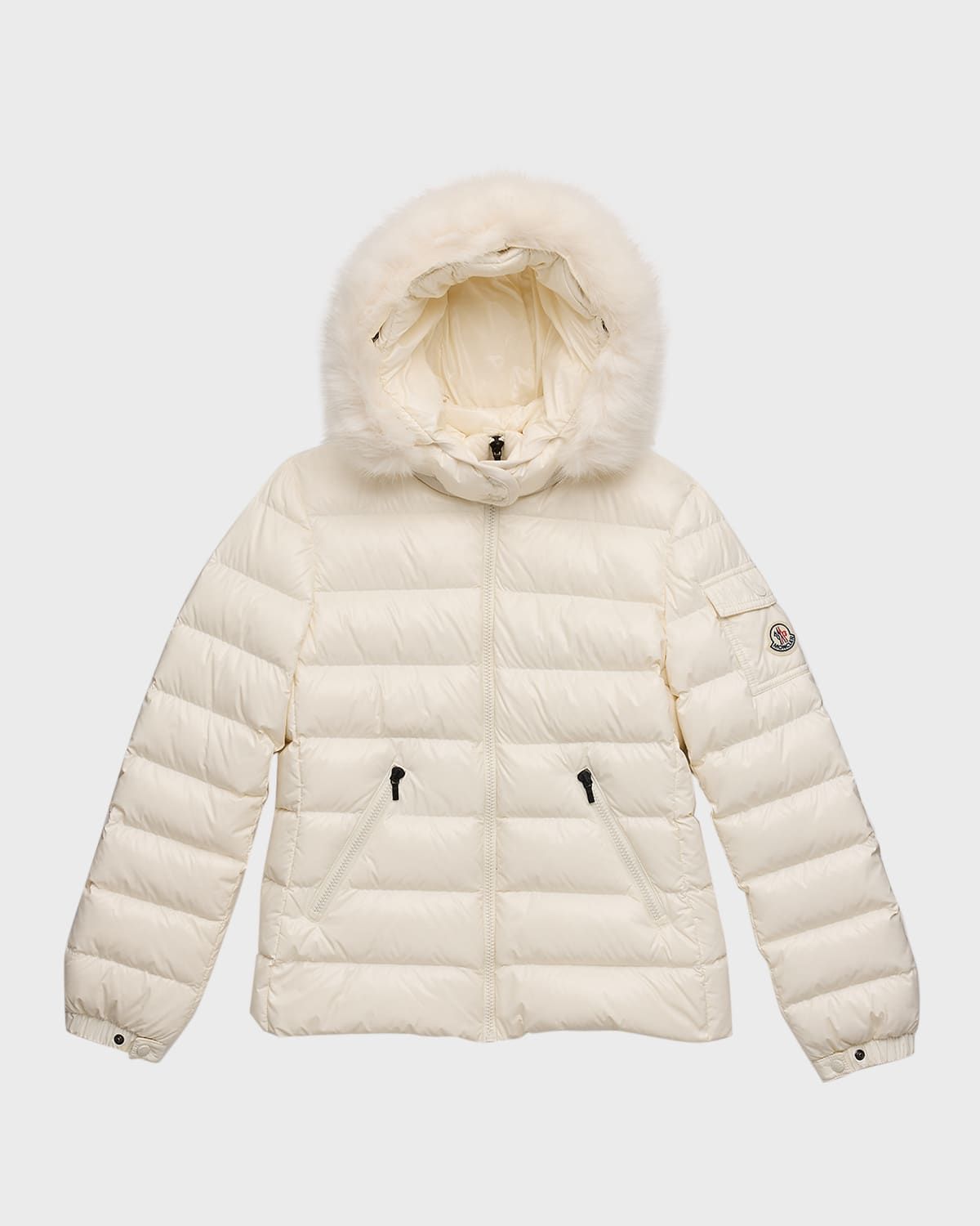 Kids Bady Faux Fur Quilted Jacket