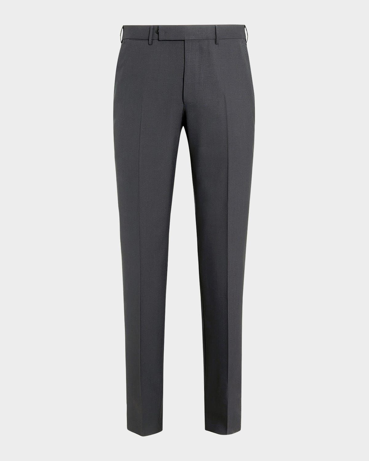 Men & apos;s High Performance Flat-Front Trousers