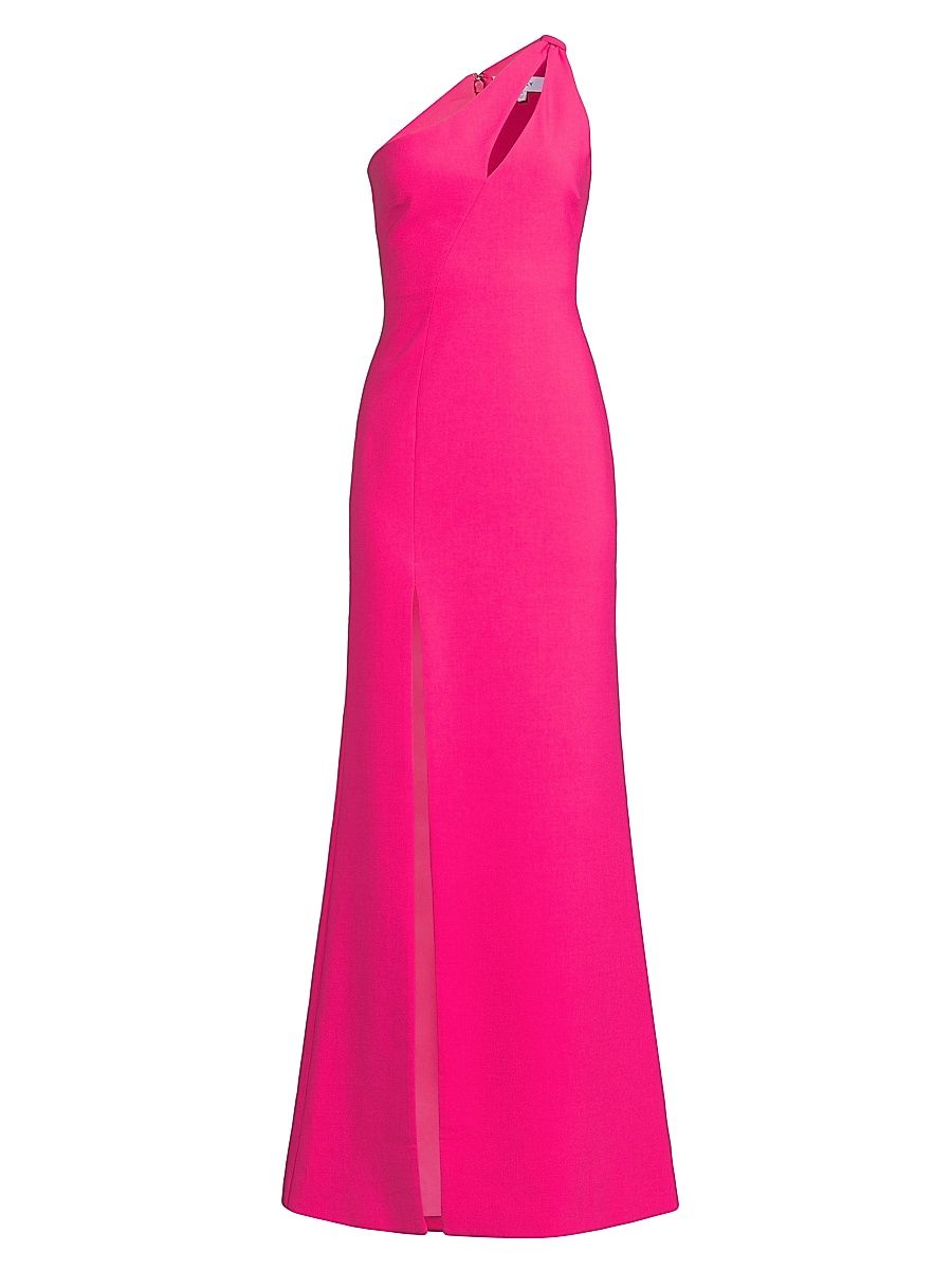 Women's Favorite Manuela Asymmetric Gown - Fuchsia - Size 10
