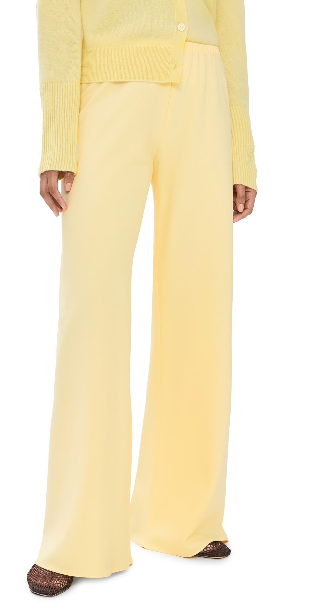 La Ligne Crepe Colby Pants Butter XL