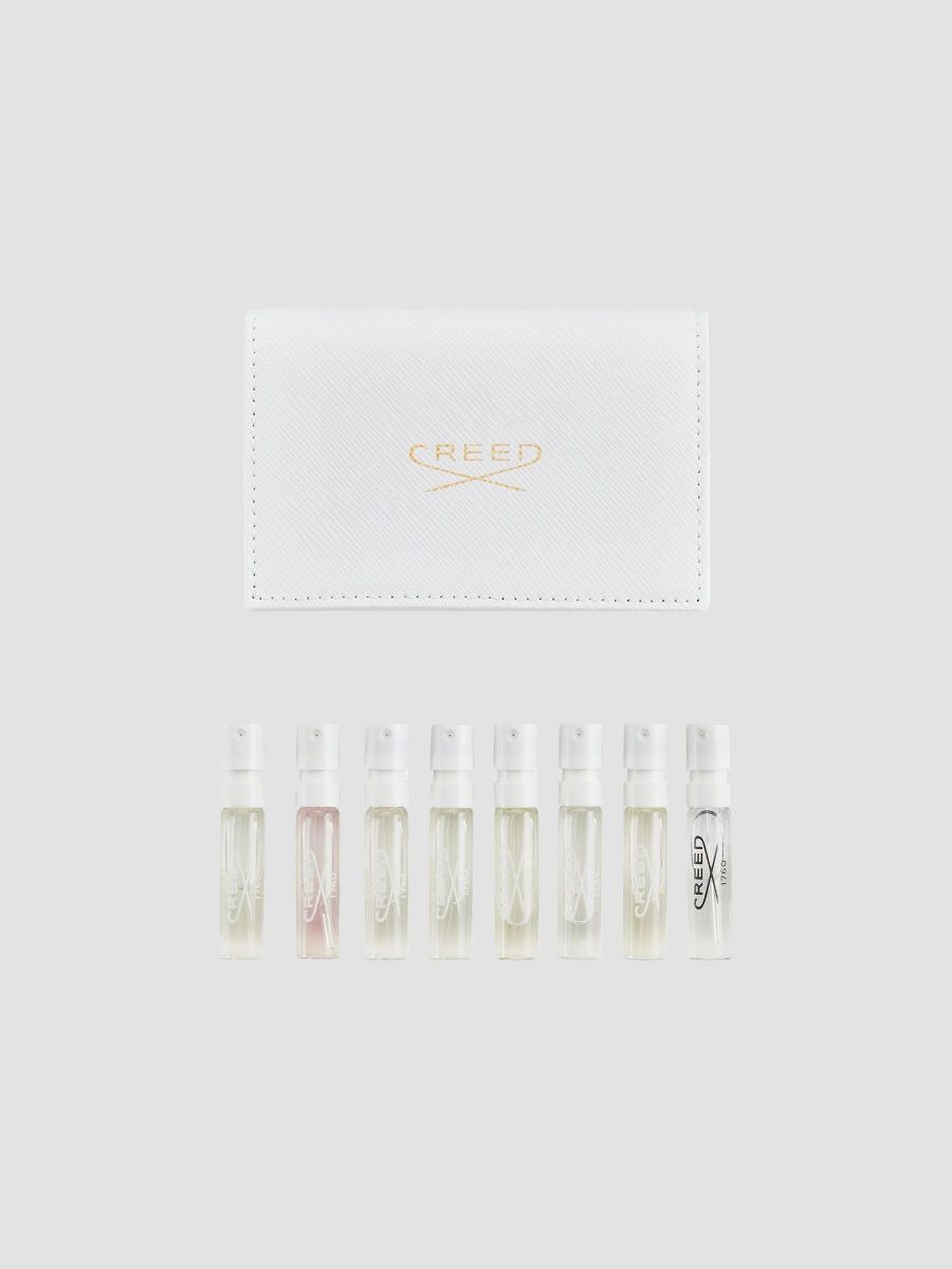 Creed Women's Leather Wallet 8-Piece Fragrance Discovery Set