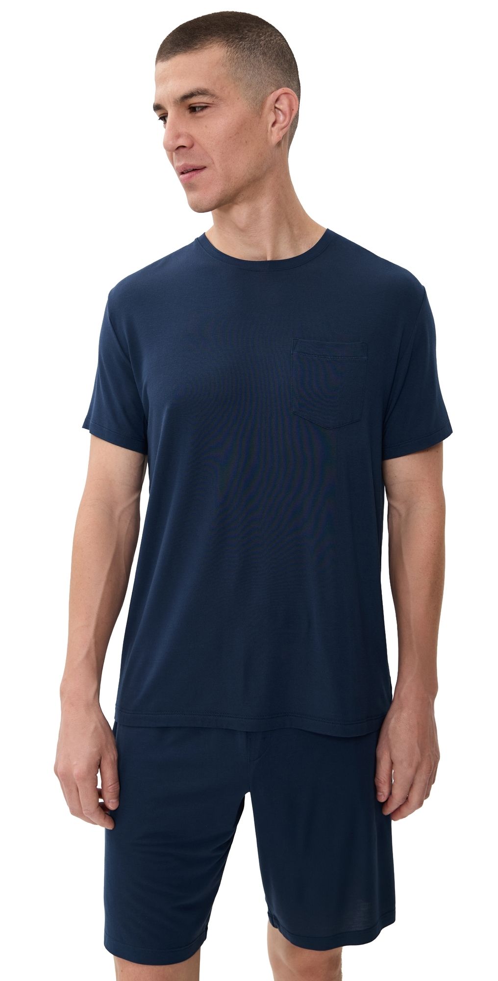 Tommy John Second Skin Sleep Pocket Tee Dress Blues L