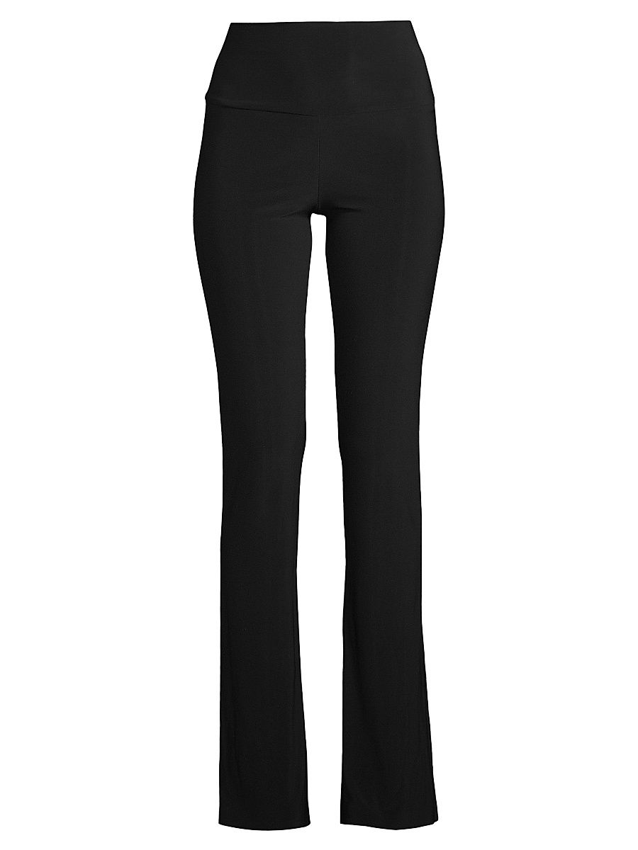 Women's Stretch Boot-Cut Pants - Black - Size XL