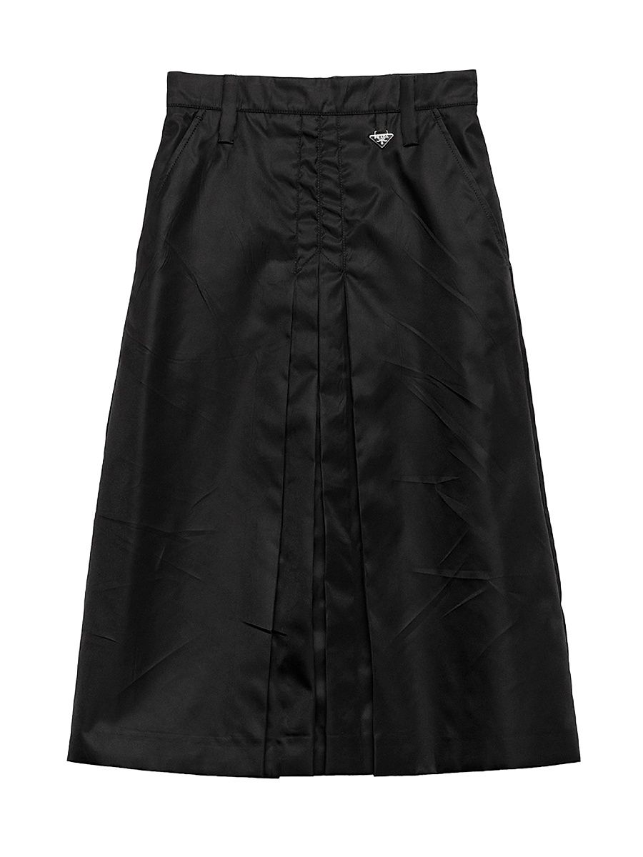 Women's Flared Re-Nylon Skirt - Black - Size 0