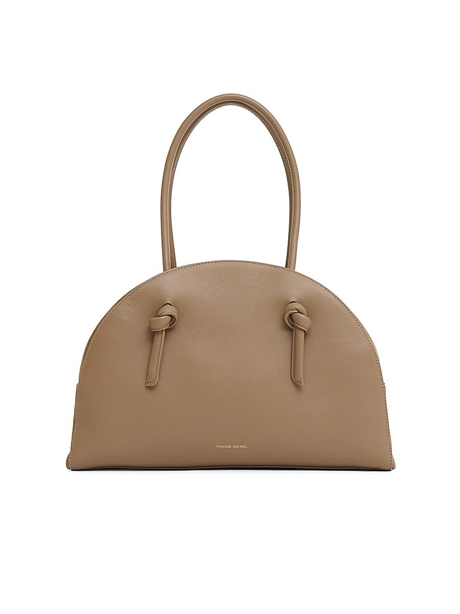 Women's Fortuna Leather Top Handle Bag - Anise