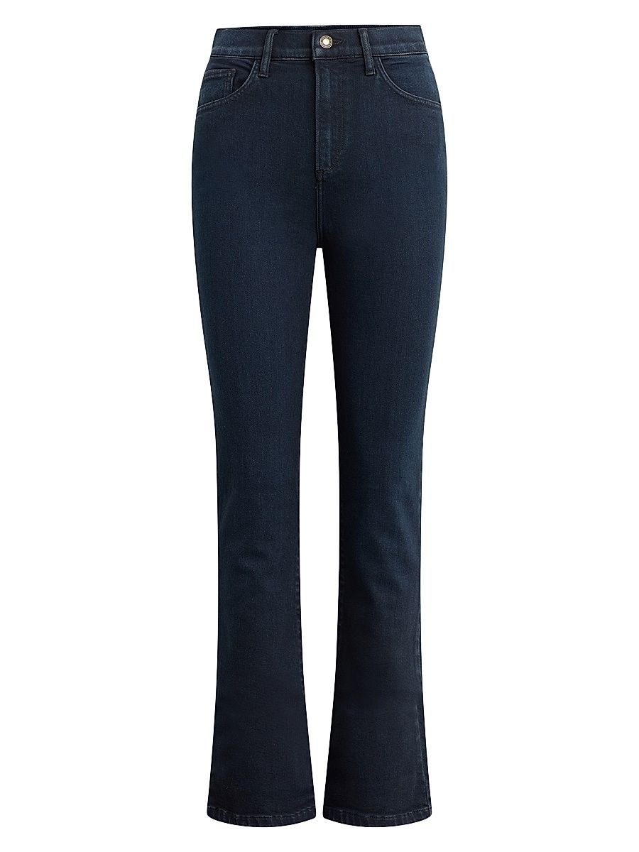 Women's The Valentina Denim High-Rise Mini Boot-Cut Jeans - Beverly - Size 32