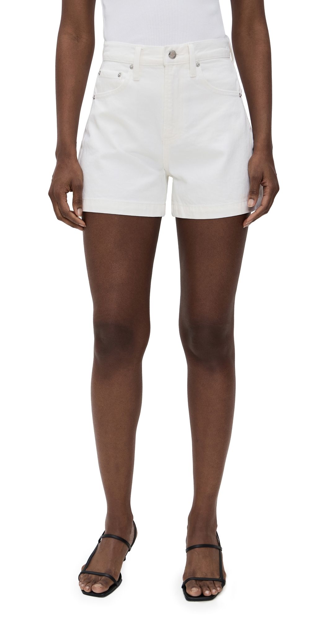 Pistola Saige Shorts Polished White 31