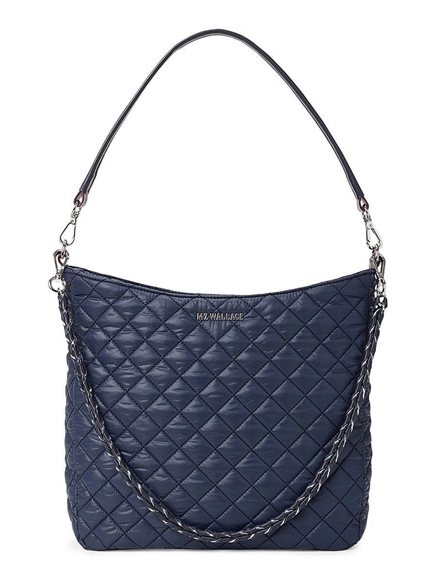 Women's Crosby Quilted Hobo Bag - Blue