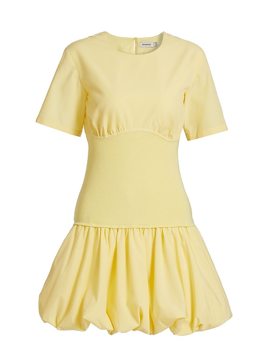 Women's Libbie Bubble-Hem Minidress - Midnight - Size Small